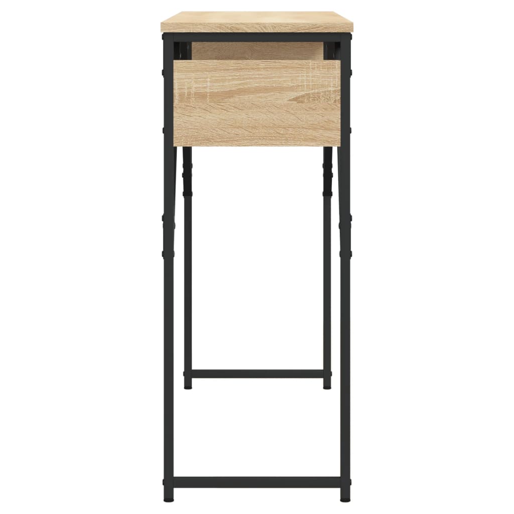 Konsolentisch mit Ablage Sonoma-Eiche 105x30x75cm Holzwerkstoff