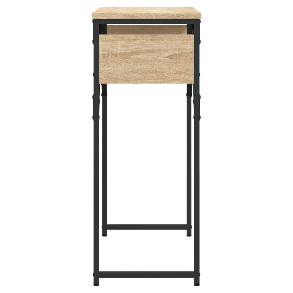 Konsolentisch mit Ablage Sonoma-Eiche 75x30x75cm Holzwerkstoff