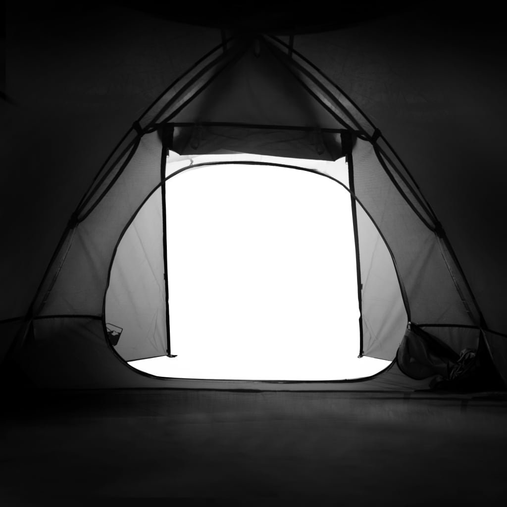 Campingzelt 2 Personen Weiß 224x248x118 cm 185T Taft