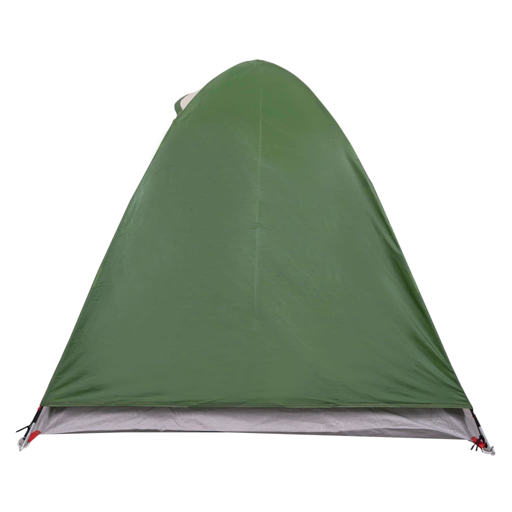 Campingzelt 2 Personen Grün 254x135x112 cm 185T Taft