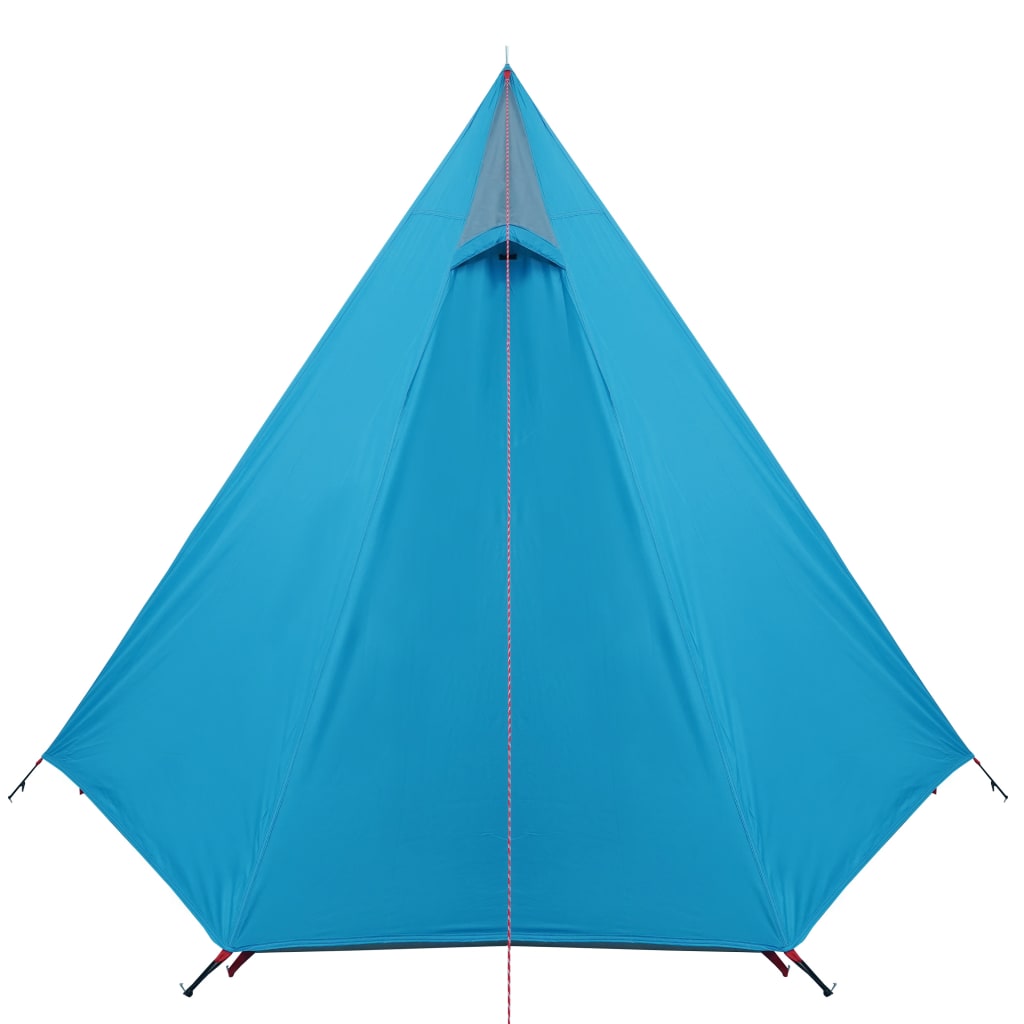 Campingzelt 3 Personen Blau 465x220x170 cm 185T Taft