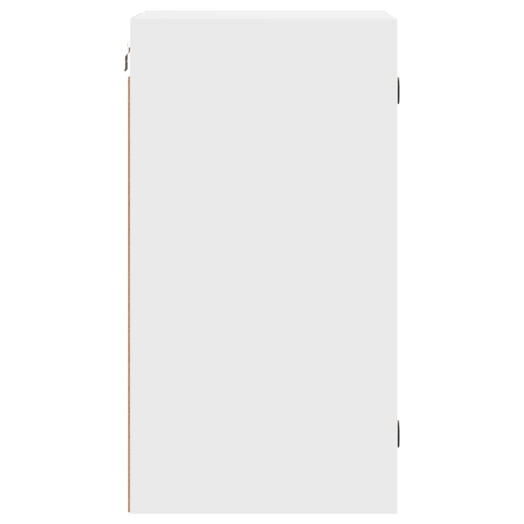 Wandschrank mit Glastüren Weiß 35x37x68,5 cm