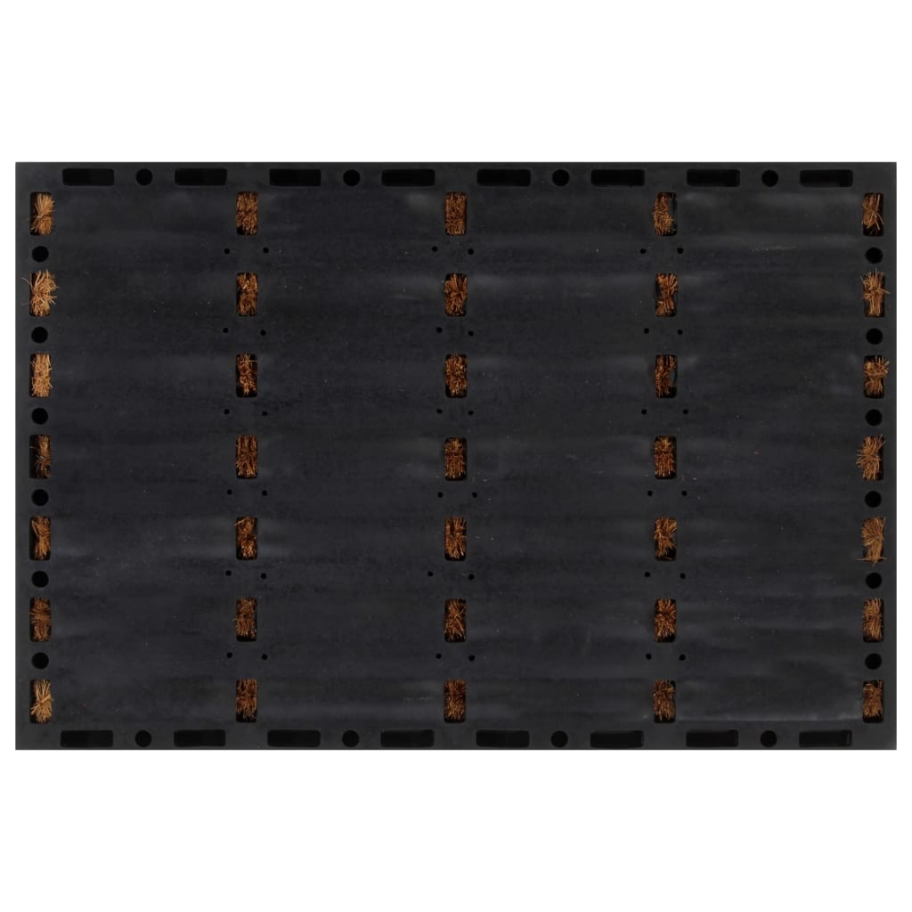 Fußmatte Rechteckig 40x60 cm Gummi und Kokosfaser
