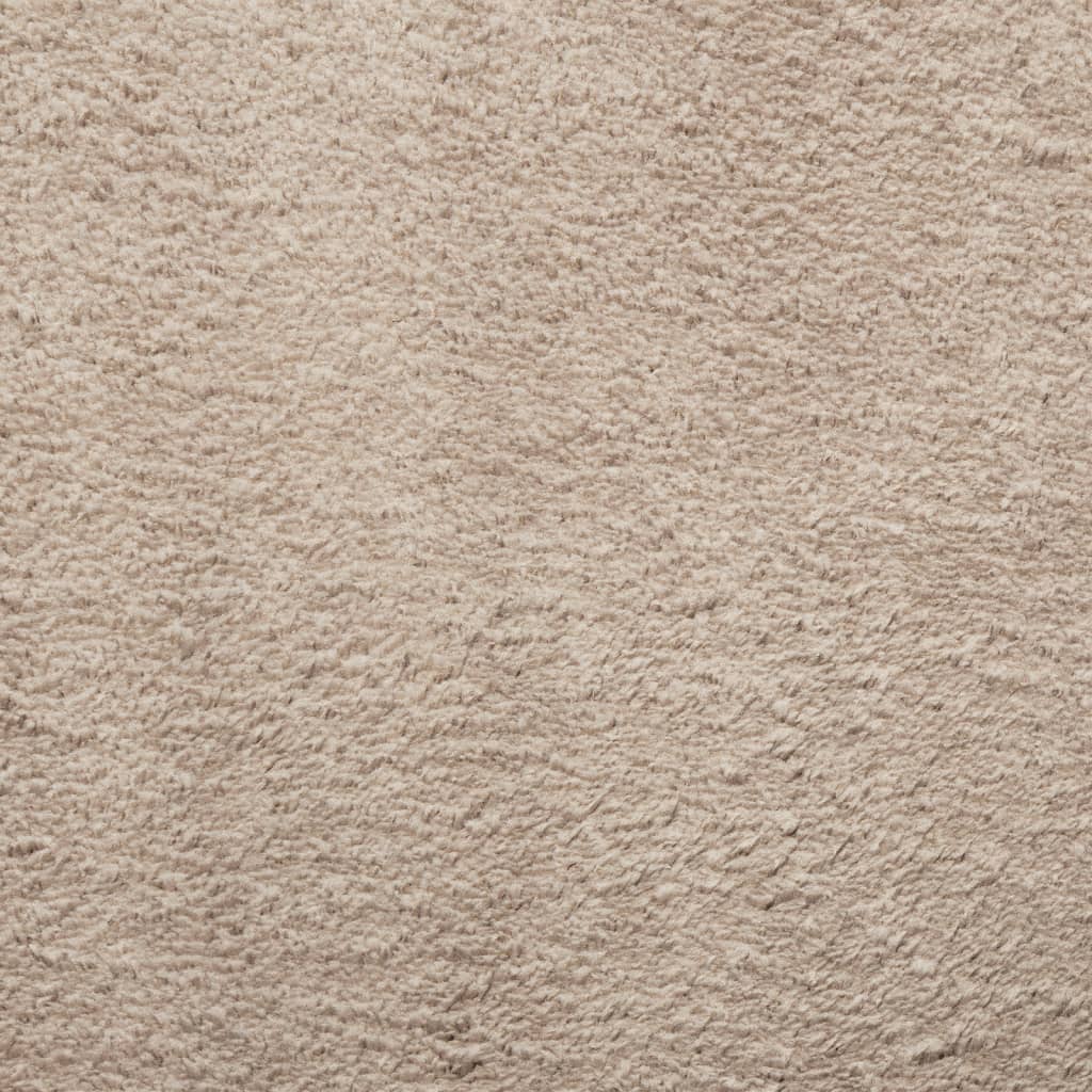 Teppich HUARTE Kurzflor Weich und Waschbar Sandfarben 120x170cm