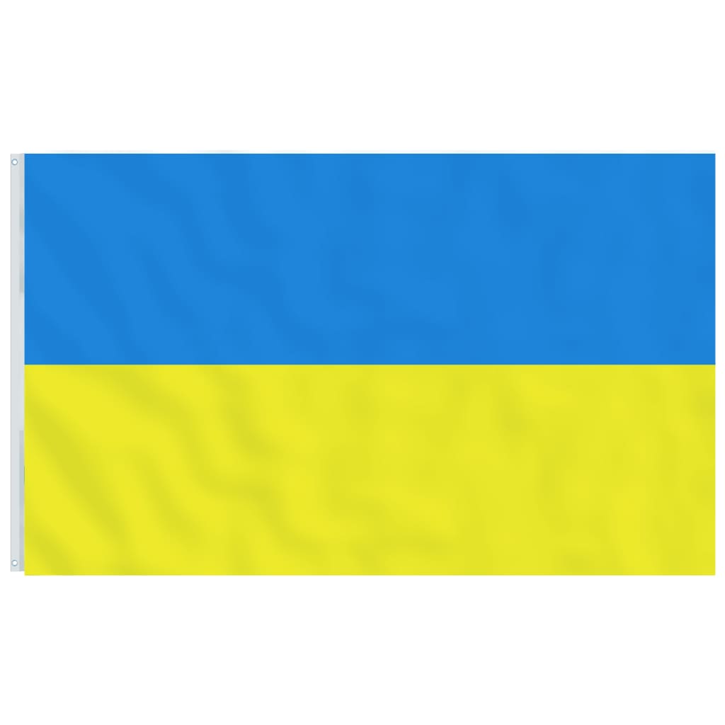 Flag of Ukraine and mast 6.23 m aluminum