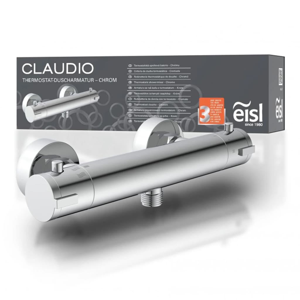 EISL thermostatic shower mixer CLAUDIO chrome