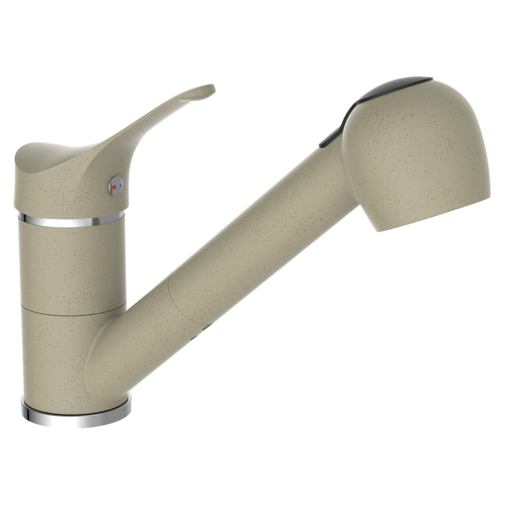 EISL sink mixer with pull-out shower GRANIT sand color