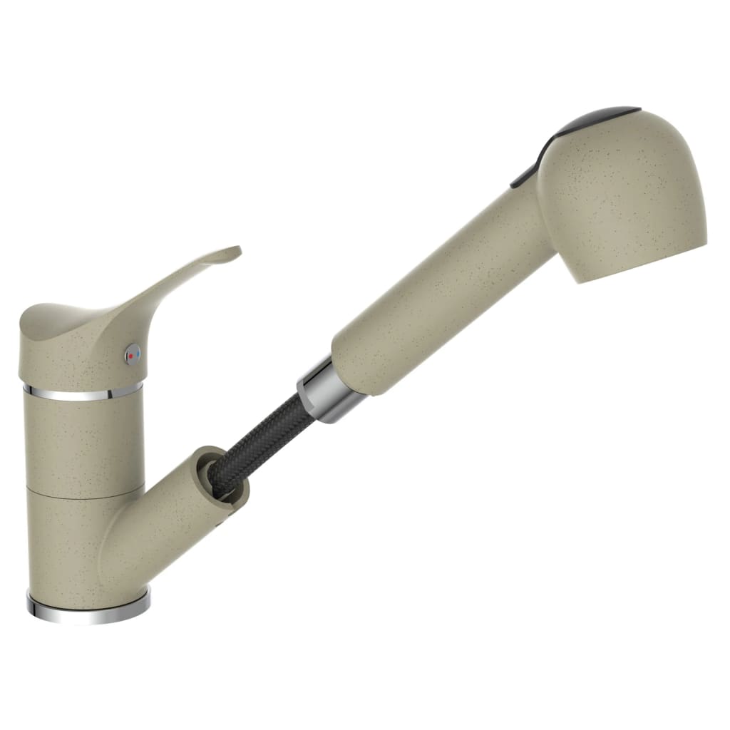 EISL sink mixer with pull-out shower GRANIT sand color