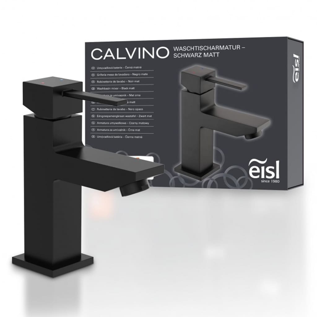 EISL basin mixer CALVINO matt black